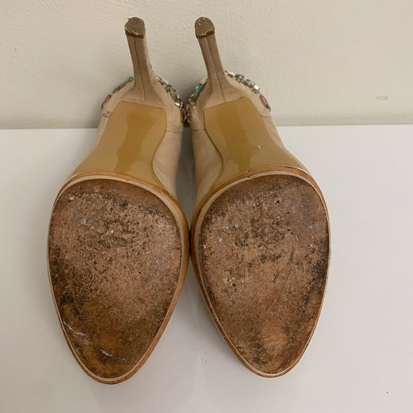 Brian Atwood embellished suede pumps 8 / 38.5 - Picture 6 of 9
